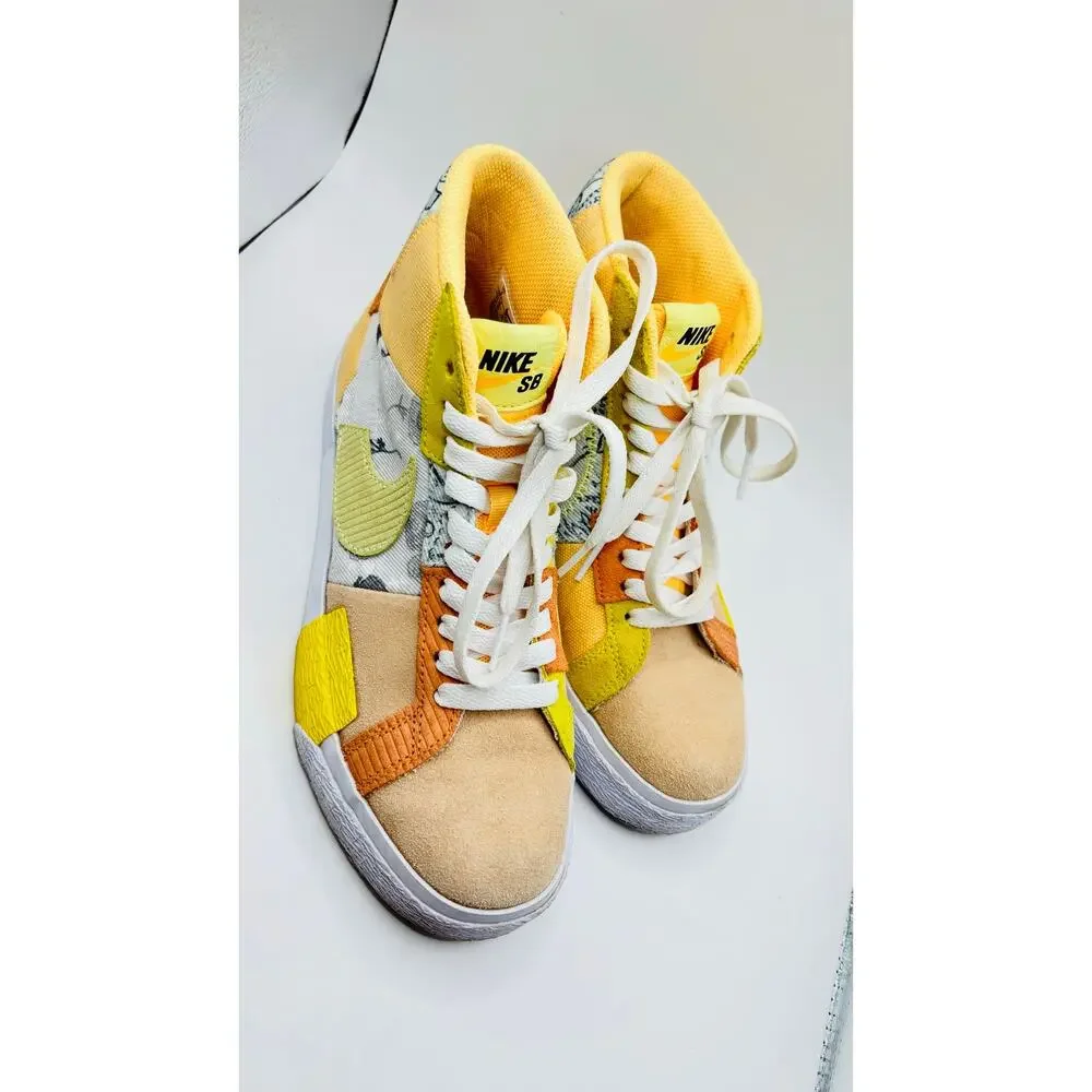 Nike SB Zoom Blazer Mid top Paisley Pack MelonTint sneaker athletic shoe men 6